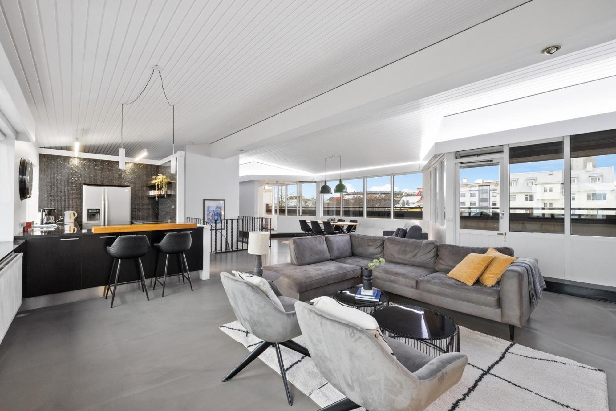 Penthouse Apt On The Shopping Street-Free Parking Reykjavík Eksteriør bilde